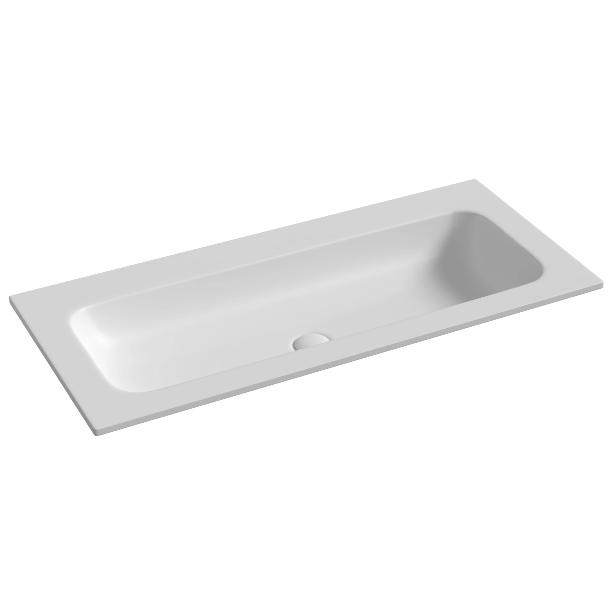 Фото Раковина Ceramicanova Grace CN7013MWwx мебельная 101 × 45,7 × 13,7 см, белый матовый