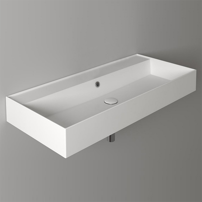Фото Раковина Simas Agile AG101 bi*0 подвесная 101 см, цвет белый
