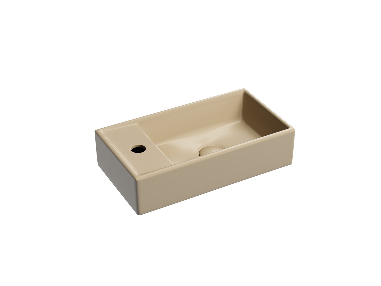 Фото Раковина Ceramicanova Element CN6051RMC подвесная 40,7 × 21,7 × 10 см, капучино матовый