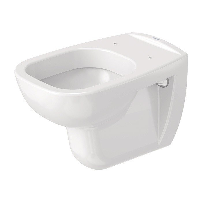 Фото Унитаз подвесной Duravit D-Code 45351900A1, с сиденьем с микролифтом, белый глянцевый