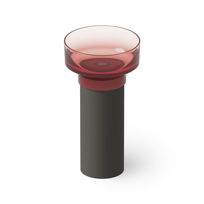 Фото Раковина Dea Design Robust type DD2023 480 R5 5 напольная 48 см, цвет pomegranate/ graphite