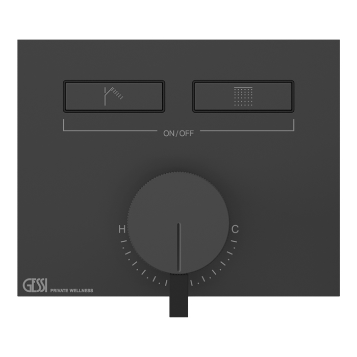 Фото Смеситель Gessi Hi-Fi 63079#299 для душа, черный матовый