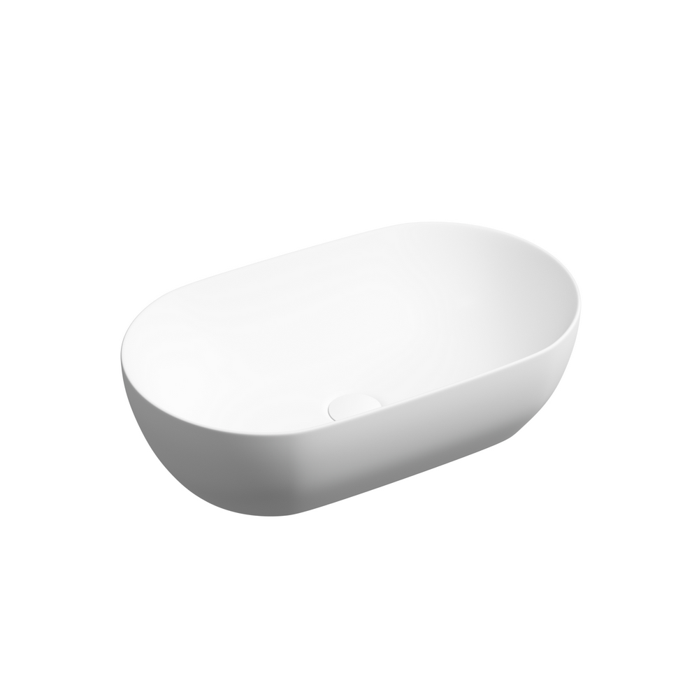 Фото Раковина Ceramicanova Twist CN12001MW накладная 50 × 30 × 14 см, белый матовый