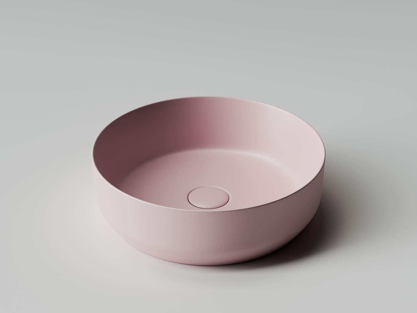 Фото Раковина Ceramicanova Element CN6022MP накладная 39 × 39 × 12 см, розовый матовый