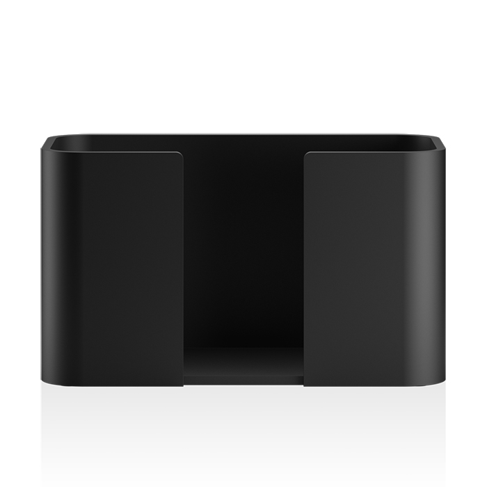 Фото Диспенсер для салфеток Decor Walther Black Stone 0974160 настольный, черный матовый
