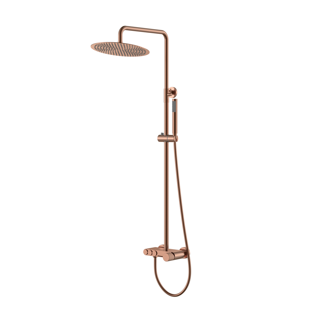 Фото Душевая стойка Boheme Stick 128-CB.3 cooper brushed, медь матовая