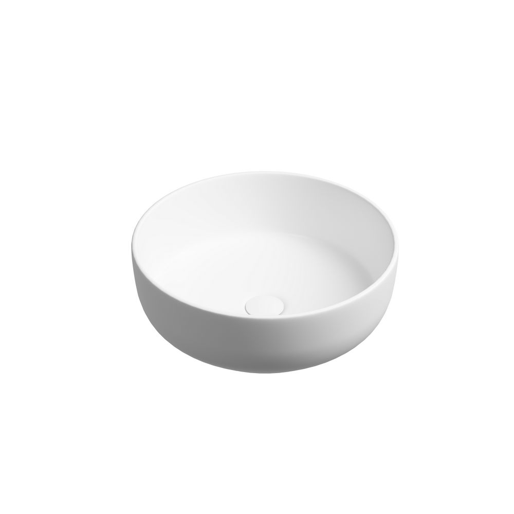 Фото Раковина Ceramicanova Taycan CN12003MW накладная 37,5 × 37,5 × 14 см, белый матовый