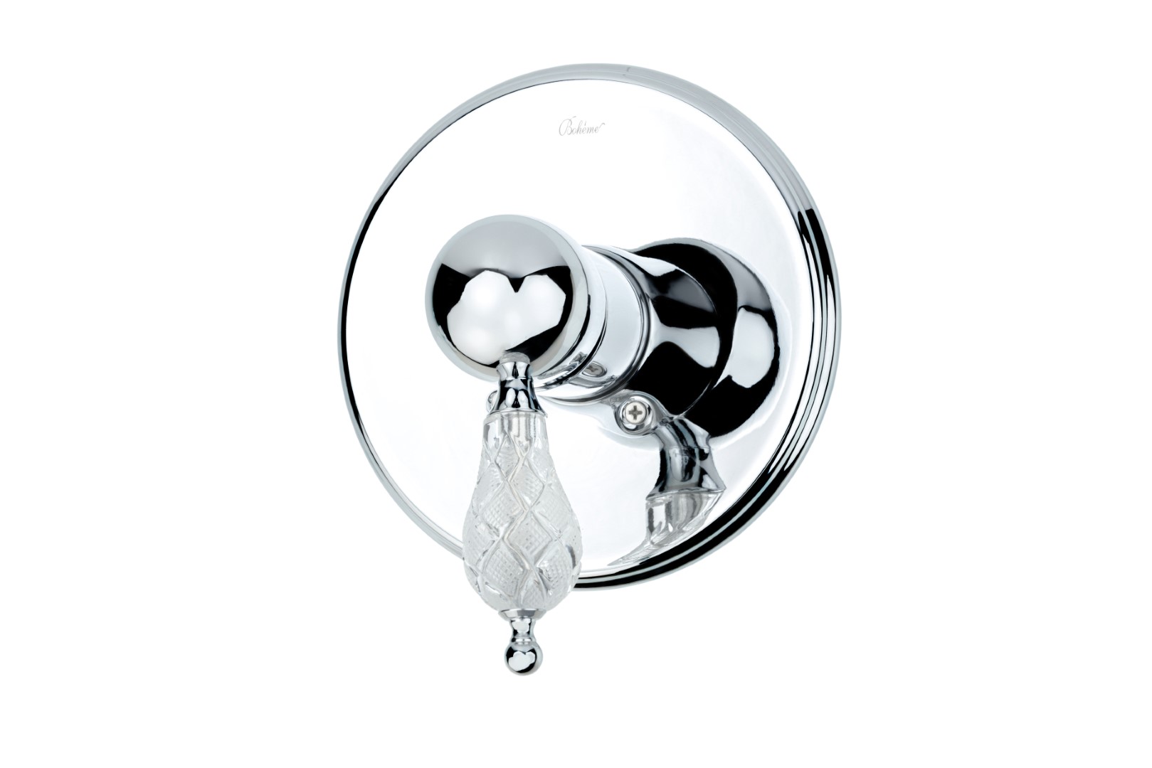 Фото Смеситель для душа Boheme Crystal 265-CRST хром глянец