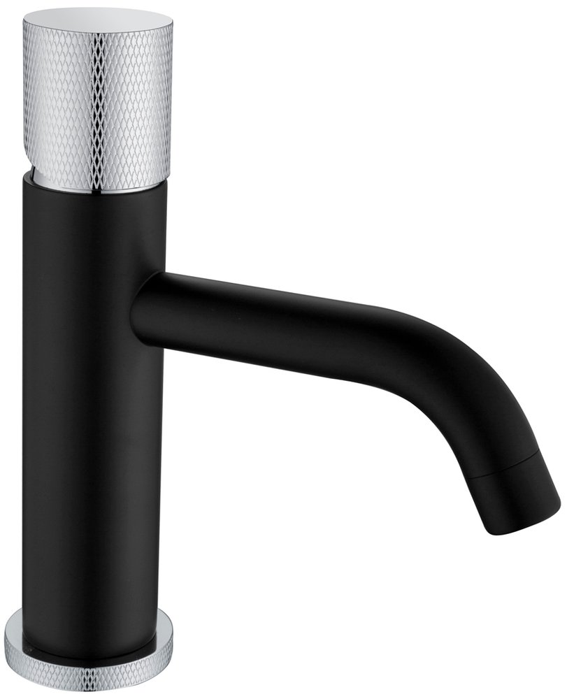 Фото Смеситель для раковины Boheme Stick 121-BCR.2 черный/хром
