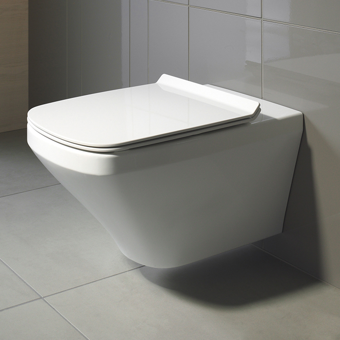 Фото Унитаз подвесной Duravit DuraStyle 45520900A1, с сиденьем с микролифтом, белый глянцевый