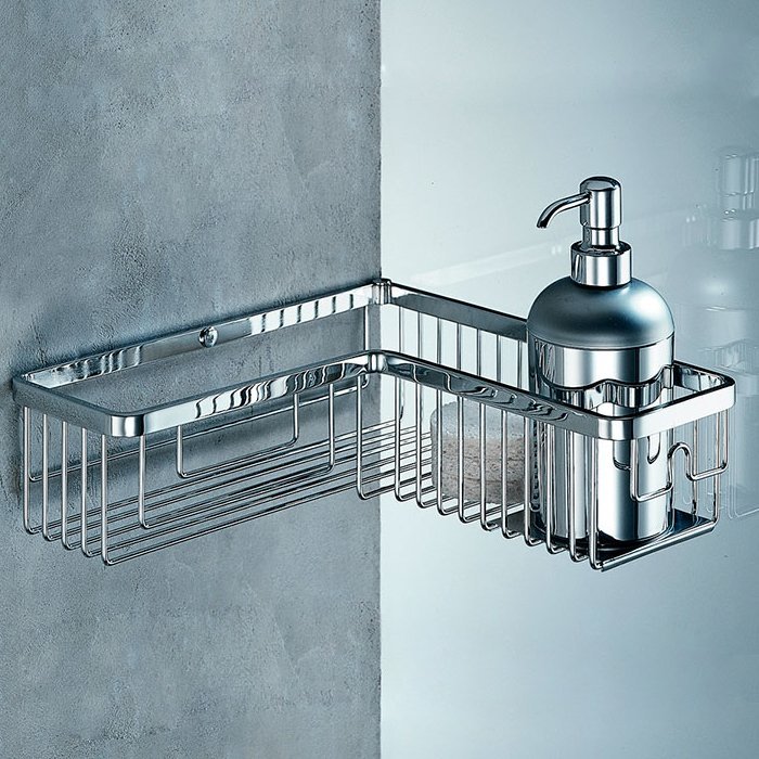 Фото Полка Colombo Angolari B9614.CR подвесная хром глянец