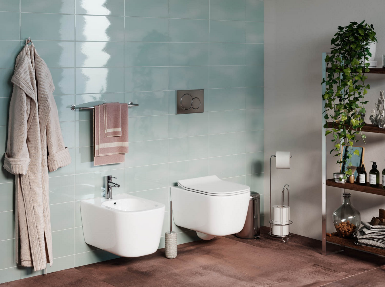 Фото Унитаз Ceramicanova New day CN3005 безободковый с сиденьем подвесной, белый глянцевый