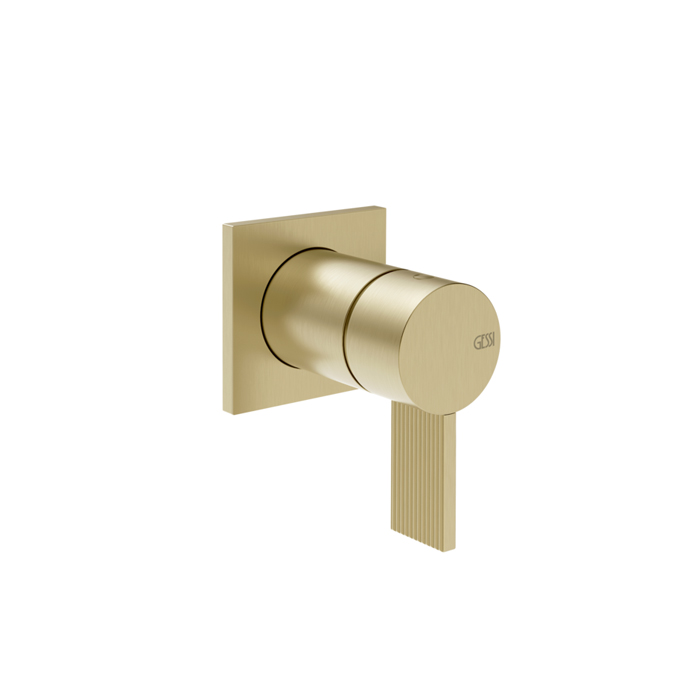 Фото Смеситель Gessi Inverso Rigato 73519#727 для душа, латунь браш pvd