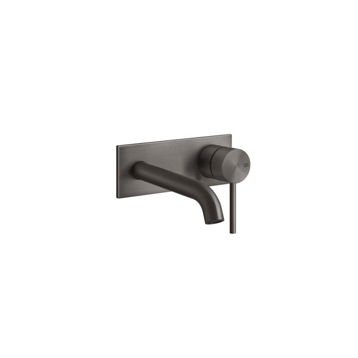 Фото Смеситель Gessi Gessi316 54088#707 для раковины с изливом, черный хром браш pvd