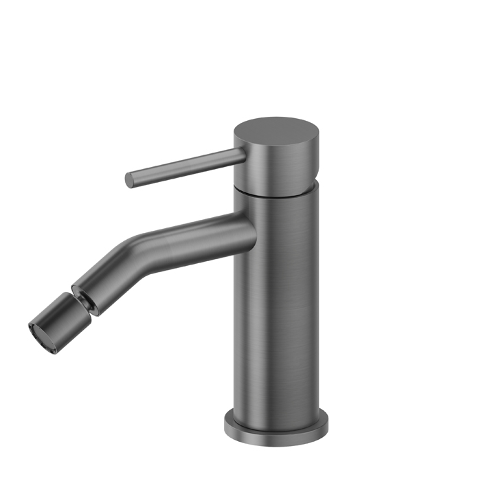 Фото Смеситель Newform X-Steel 316 69626X.59.064 для биде, оружейная сталь браш PVD