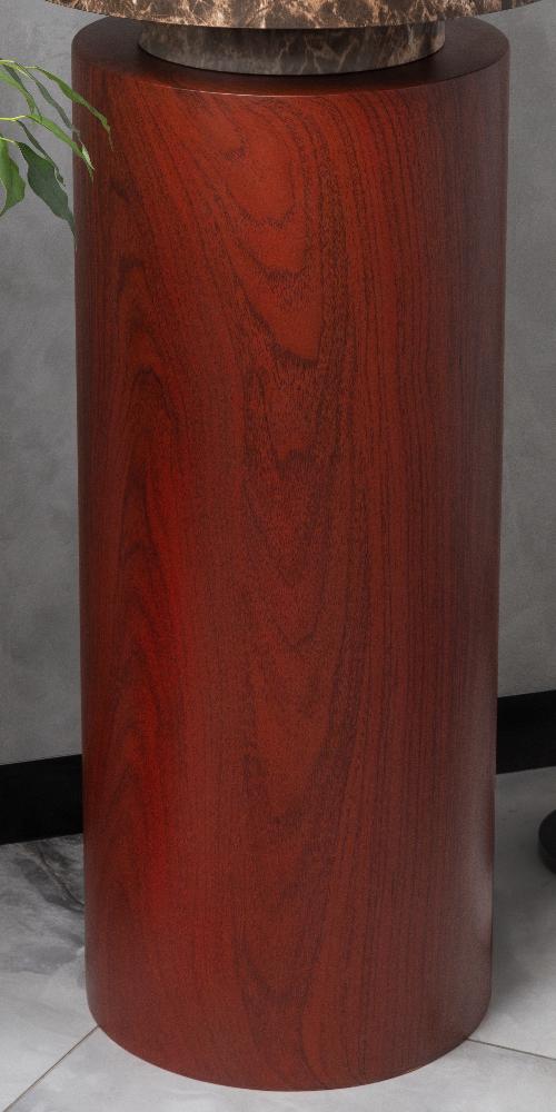 Фото Пьедестал для раковины Armadi Art Sole 801-Base-RWood напольный круглый 72 см, Red Wood (красное дерево)