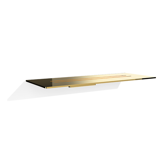 Фото Полка Decor Walther Mikado 0523220 подвесная 30x12 см, золото