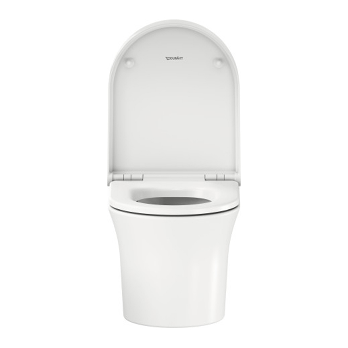 Фото Унитаз подвесной Duravit White Tulip 2576092000, безободковый, без сиденья, белый глянцевый
