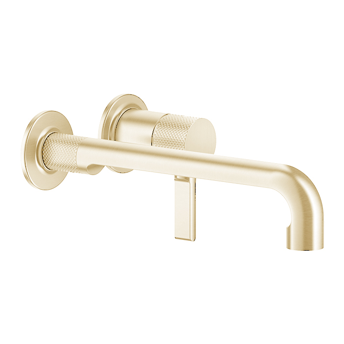 Фото Смеситель Gessi Inciso 58089#246 для ванны, золото глянец pvd
