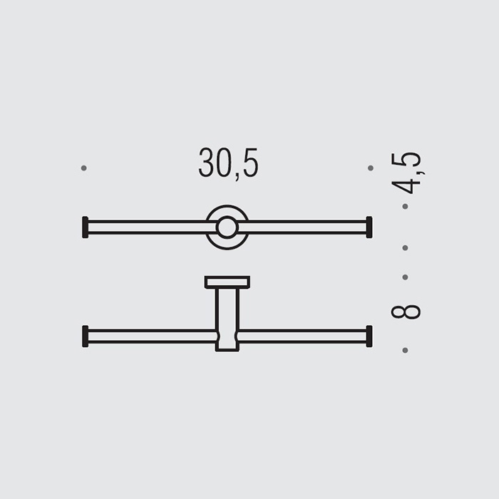 Фото Держатель туалетной бумаги Colombo Plus W4990.BM двойной, белый матовый