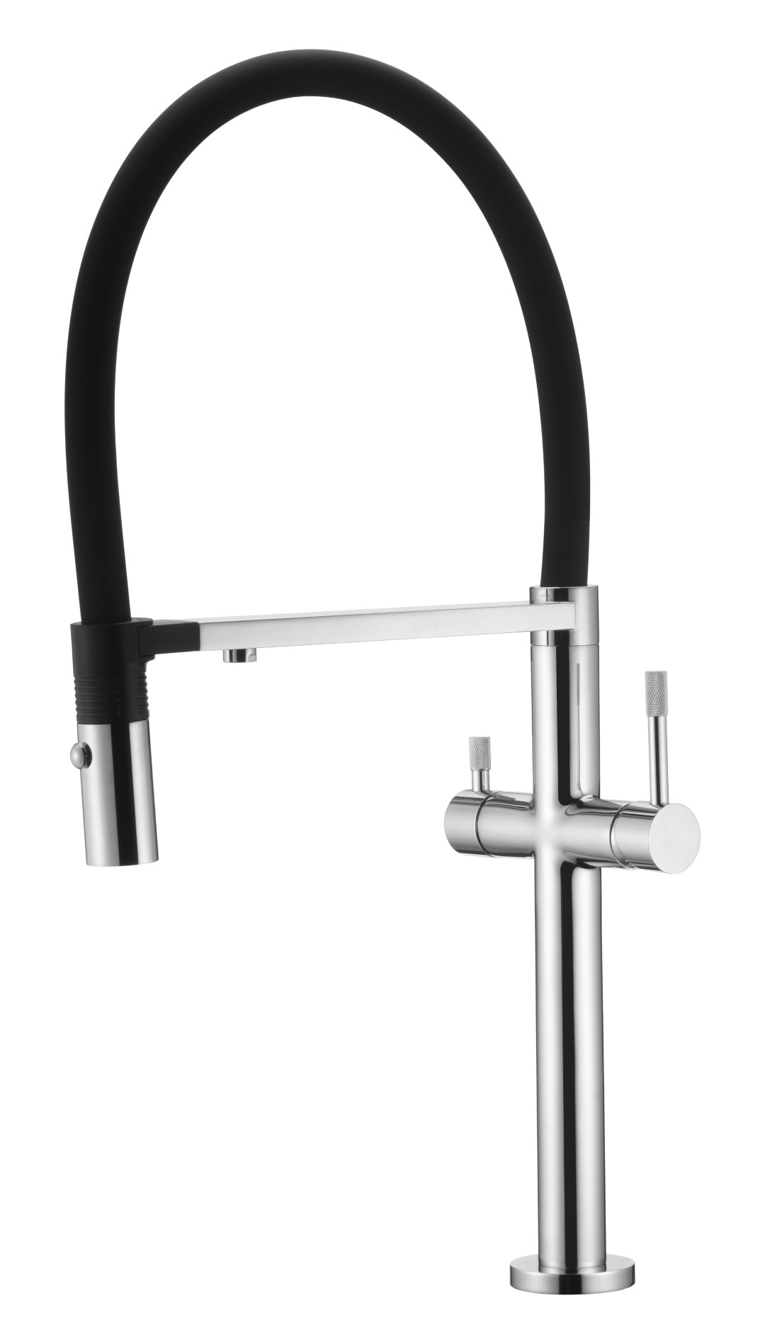 Фото Смеситель для кухни Boheme Uno 115-CR с краном для фильтра хром