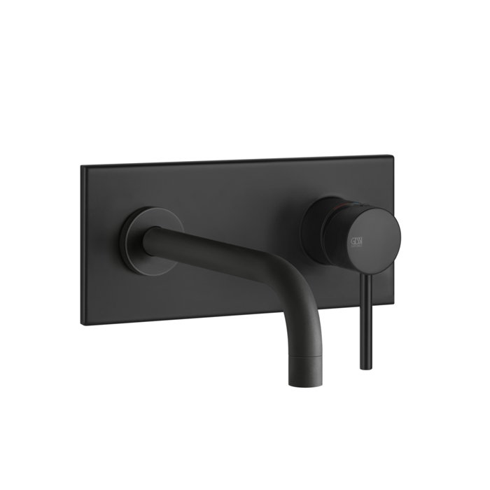 Фото Смеситель Gessi Via tortona 44827#299 для раковины, черный матовый