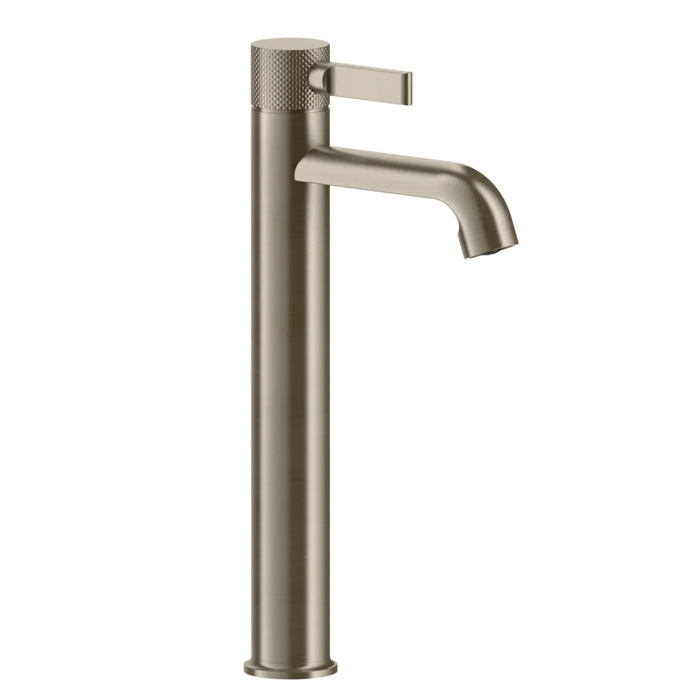 Фото Смеситель Gessi Inciso 58003#149 для раковины с донным клапаном, никель браш