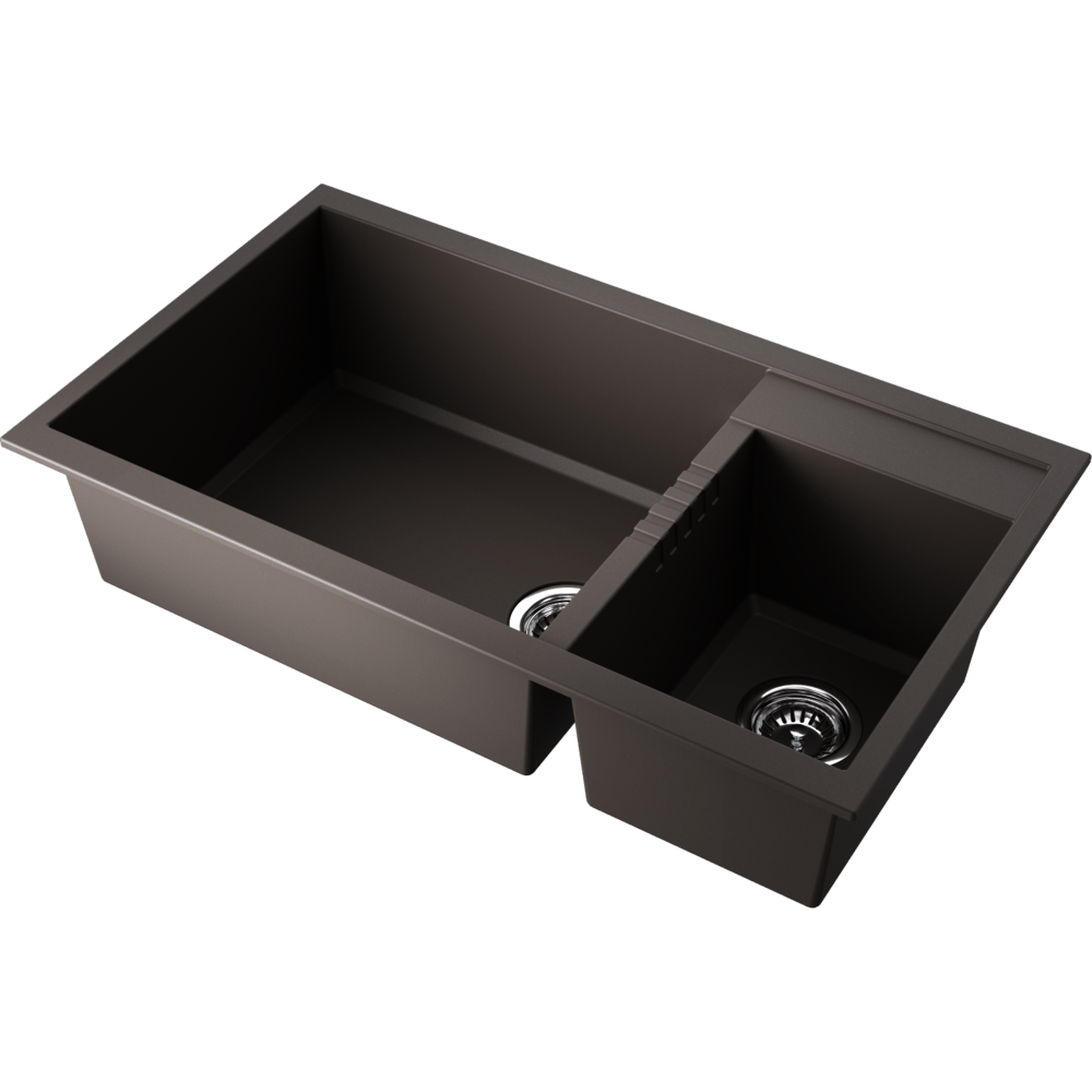 Фото Кухонная мойка Omoikiri Tedori 86-2-LB-ES 4997242 espresso