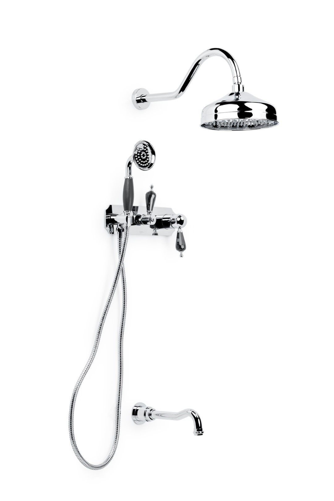 Фото Смеситель для ванны Boheme Tradizionale 268-BSW хром