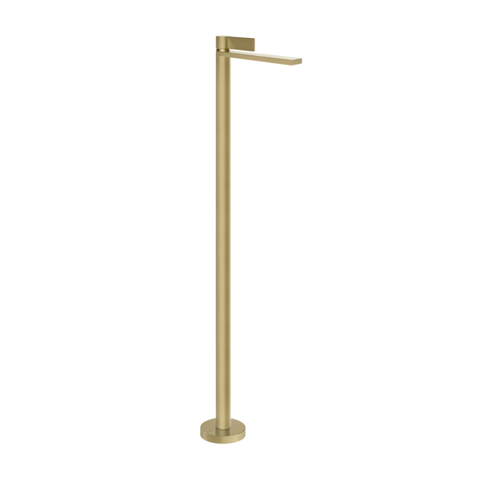 Фото Смеситель Gessi Inverso Rigato 73595#727 для раковины, латунь браш pvd