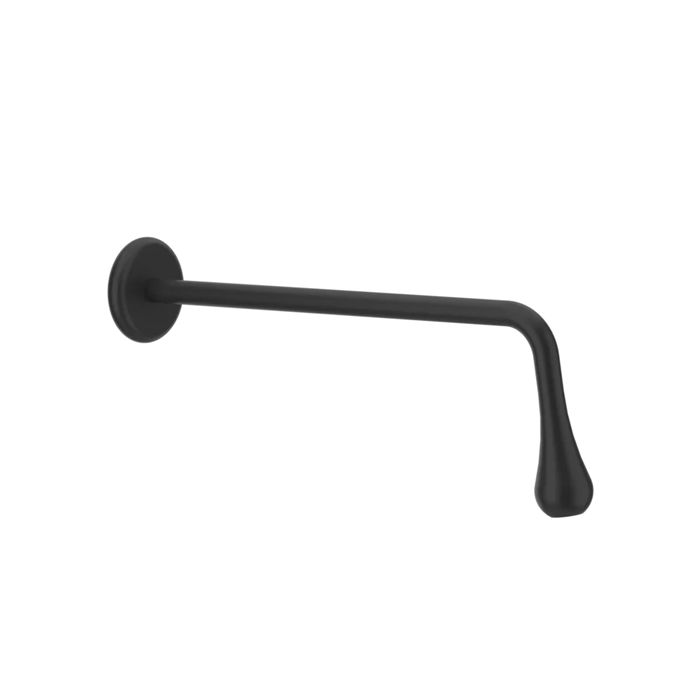 Фото Излив Gessi Goccia 33723#299 настенный черный матовый