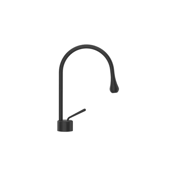Фото Смеситель Gessi Goccia 33601#299 для раковины, черный матовый