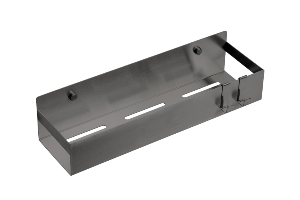 Фото Полка Boheme Q 10965-GM графит браш 35 см