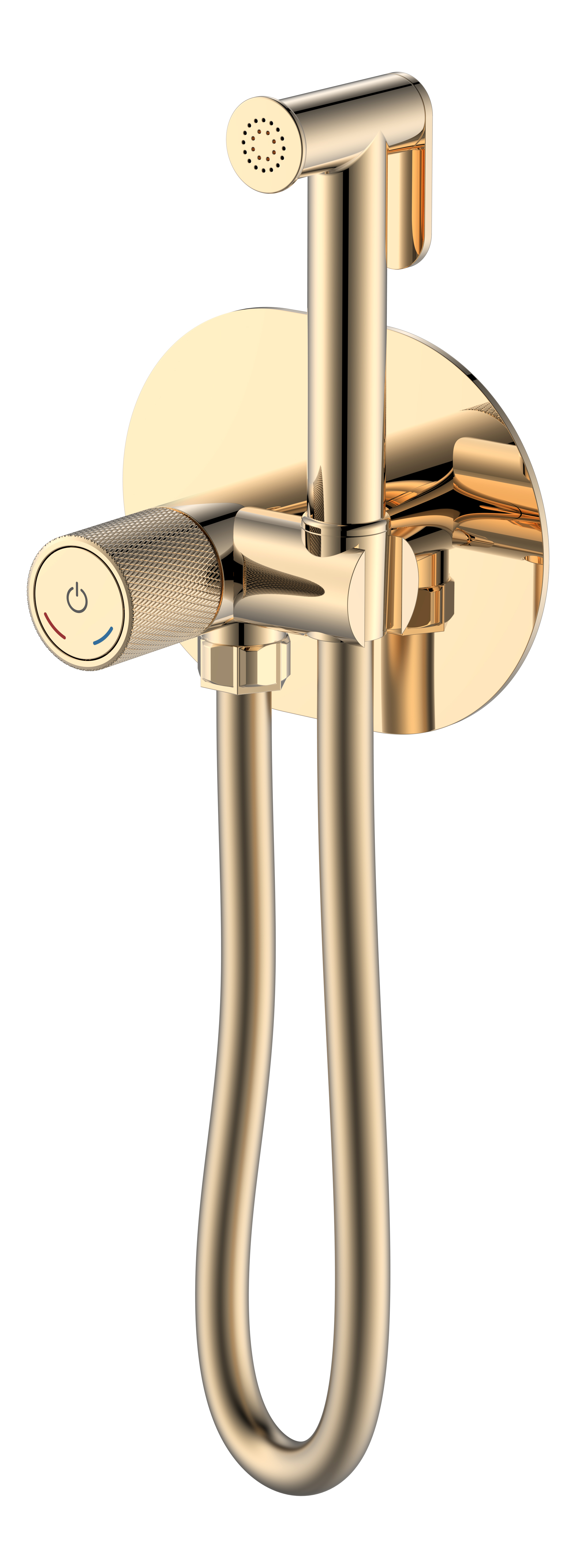 Фото Гигиенический душ Boheme Tech 157-G со смесителем золото