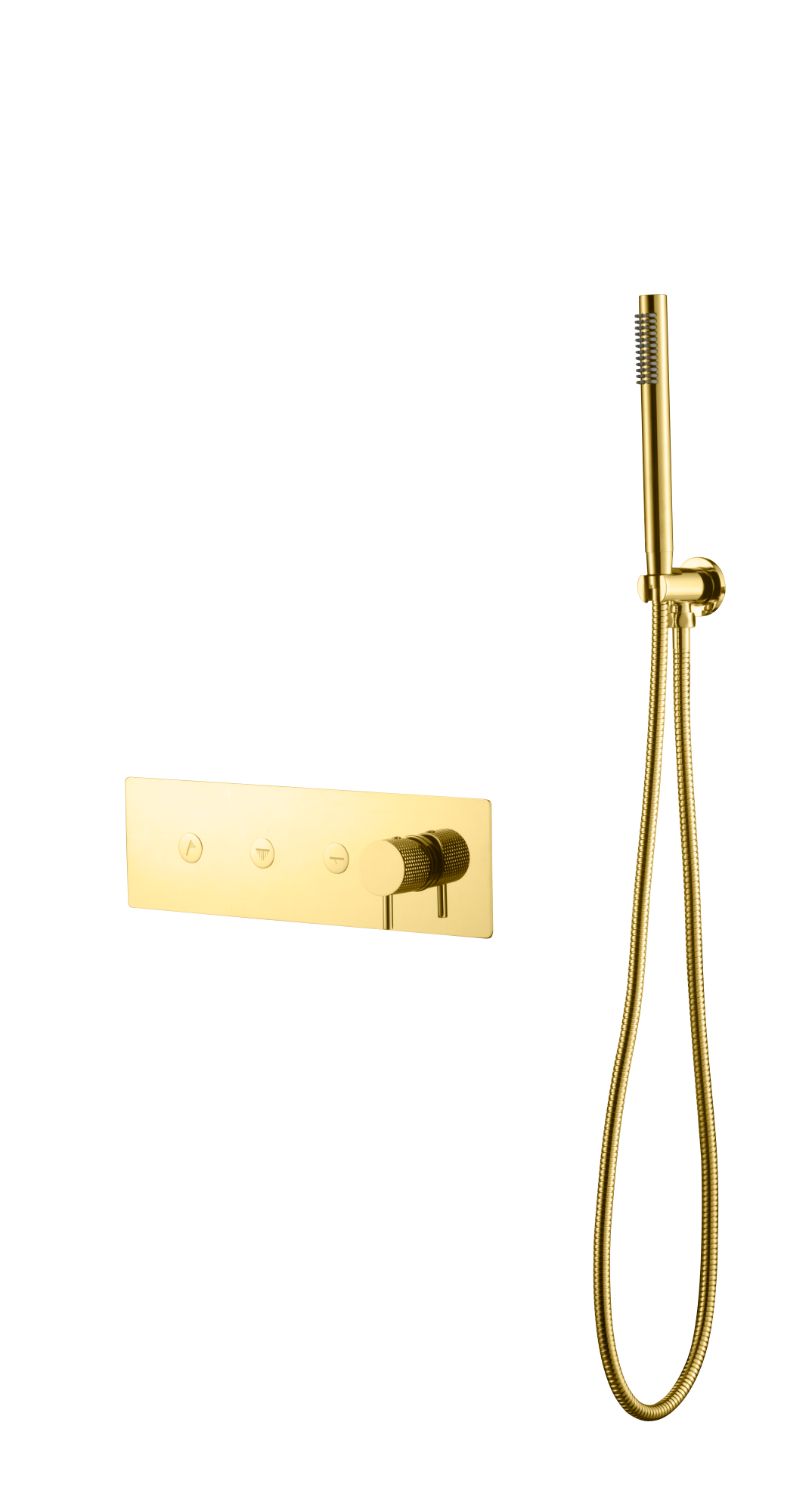 Фото Смеситель для душа Boheme Fusion 130-SYS-G на 3 выхода золото глянец