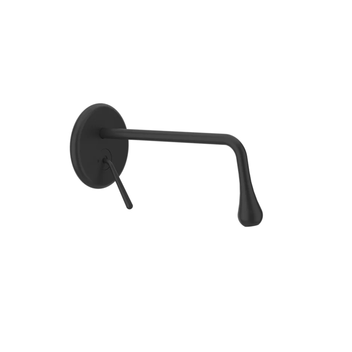 Фото Смеситель Gessi Goccia 33686#299 для раковины, черный матовый