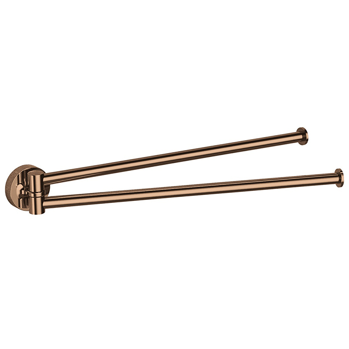 Фото Полотенцедержатель Colombo Plus W4913.VL подвесной, Vintage, бронза янтарь глянец L 34,5 см