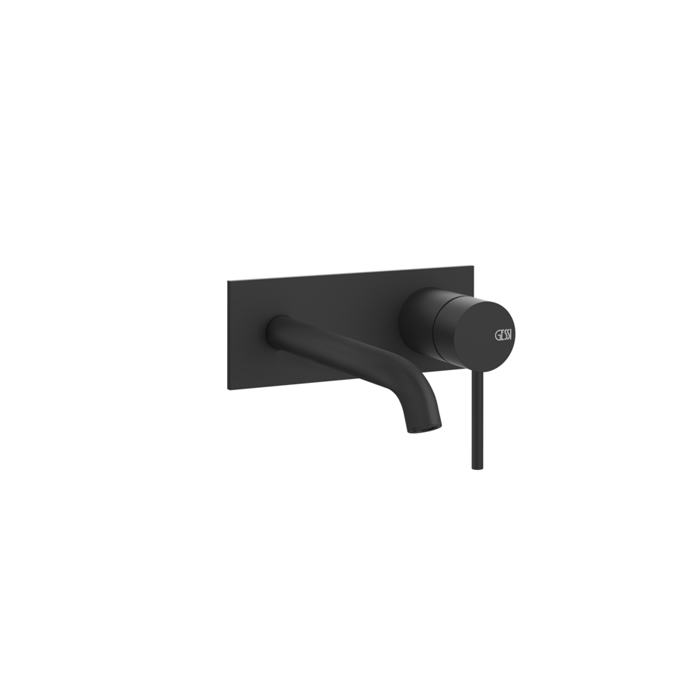 Фото Смеситель Gessi Gessi316 54088#299 для раковины с изливом, черный матовый