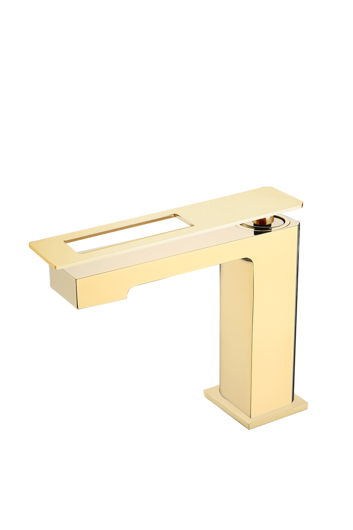 Фото Смеситель для раковины Boheme Q 141-GG золото глянец