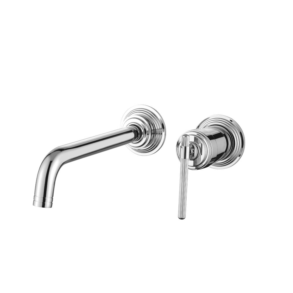 Фото Смеситель для раковины Boheme Eterna 175-CR настенный хром глянец