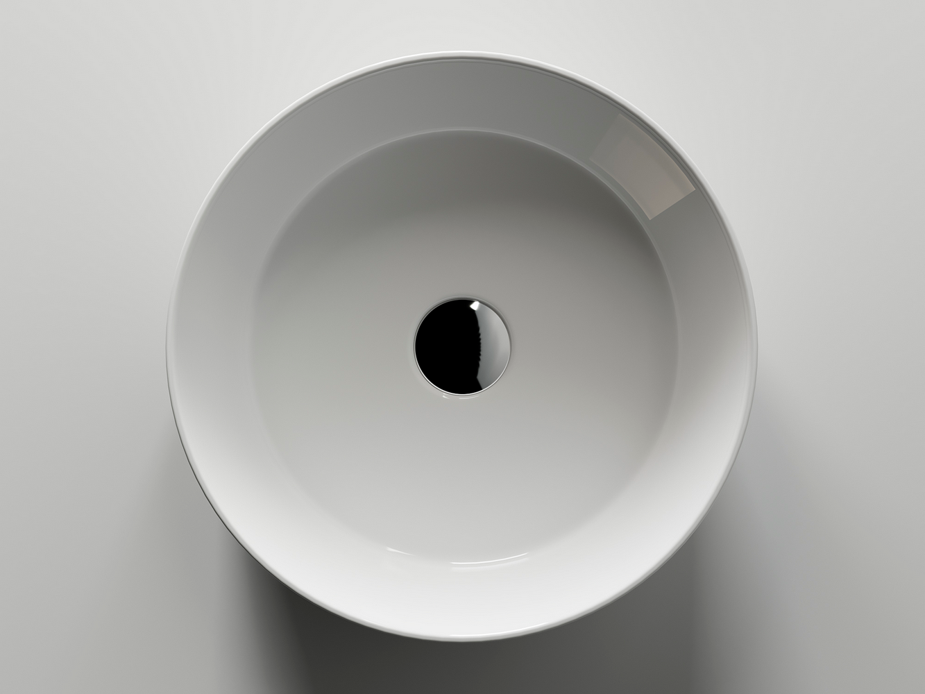 Фото Раковина Ceramicanova Element CN5001 накладная 36 × 36 × 12 см, белый глянцевый