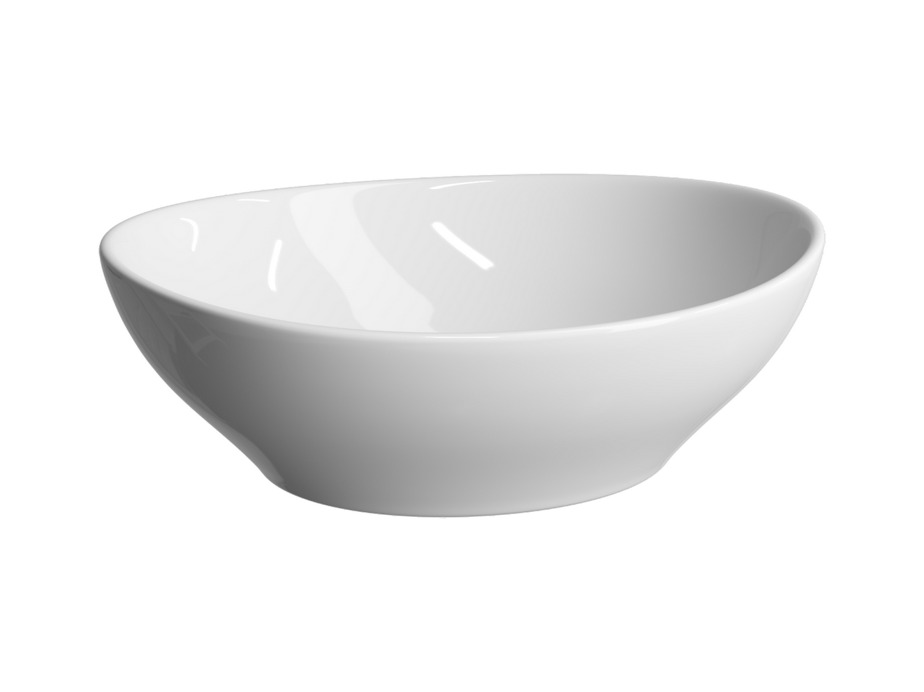 Фото Раковина Ceramicanova Element CN6016 накладная 40,5 × 33 × 14 см, белый глянцевый