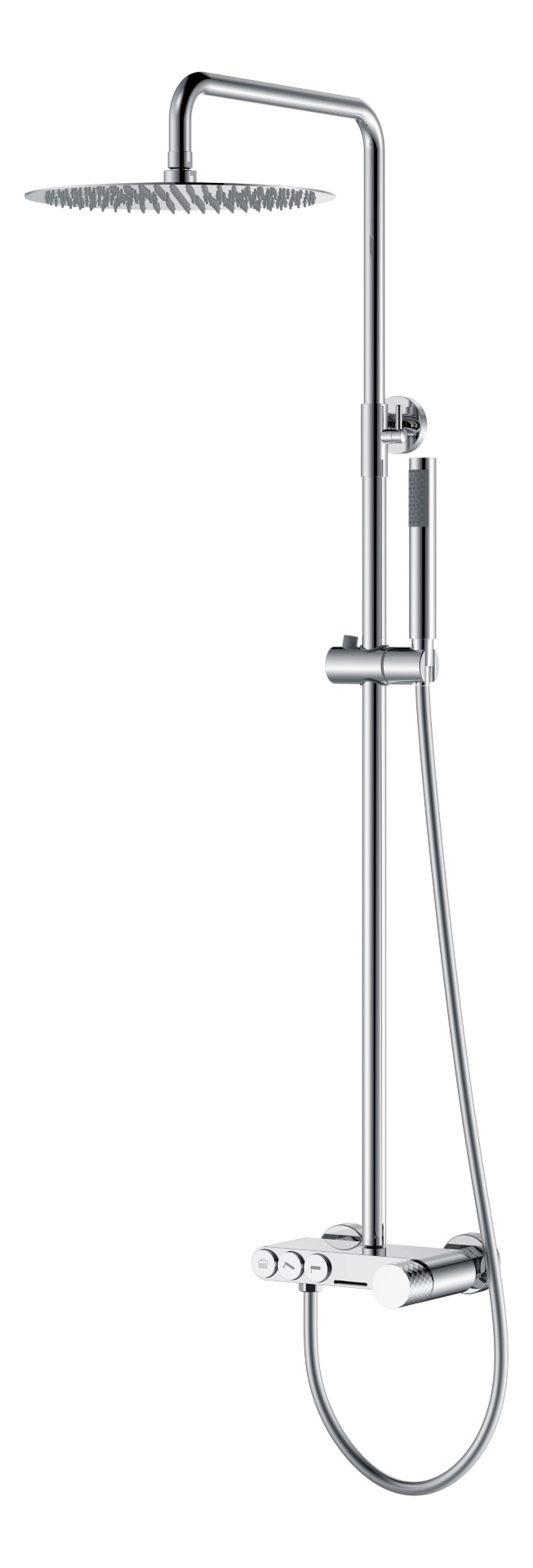 Фото Душевая стойка Boheme Stick 128-CRCR хром глянец