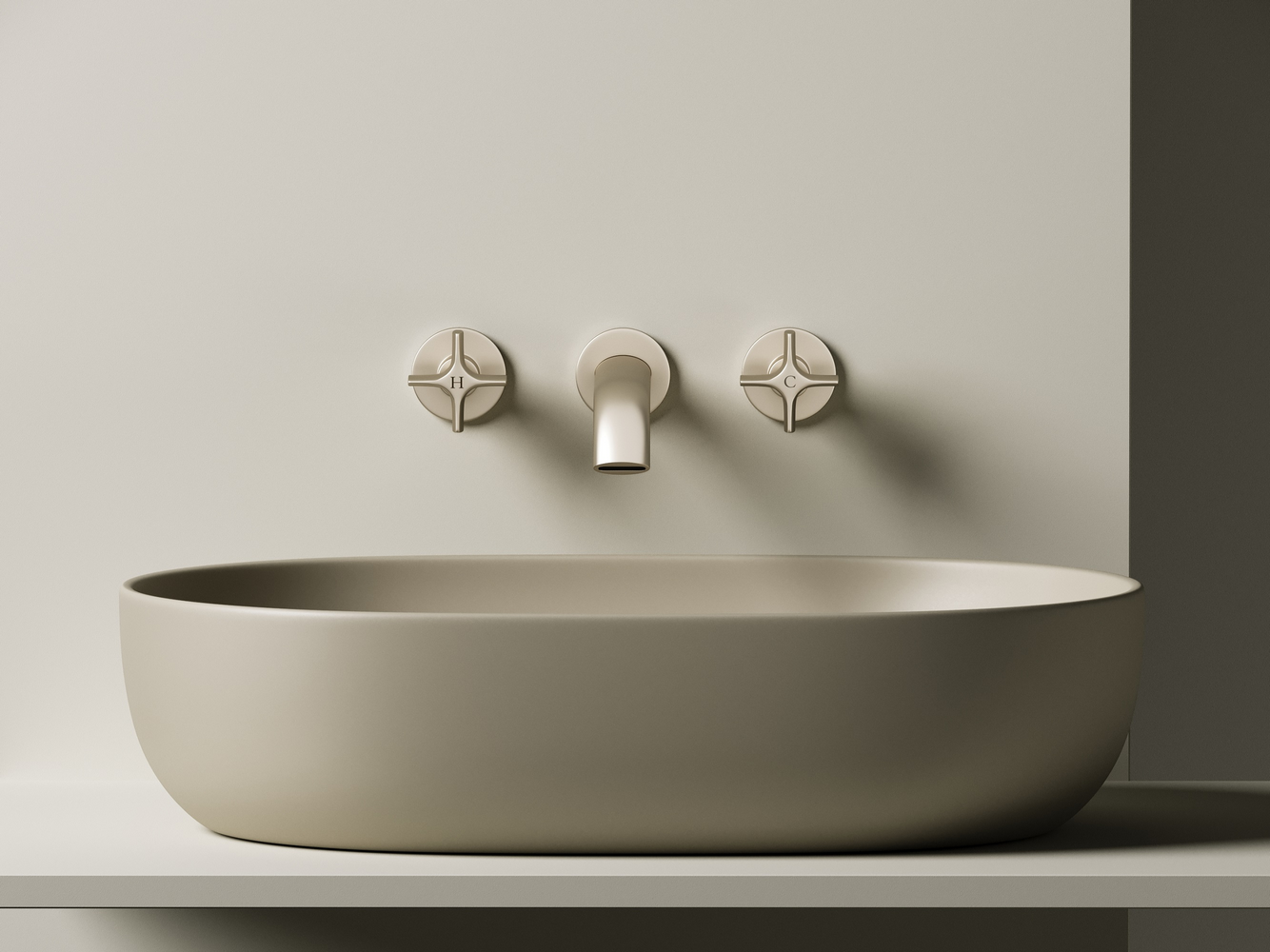 Фото Раковина Ceramicanova Element CN6047MC накладная 60 × 41,5 × 13,5 см, капучино матовый