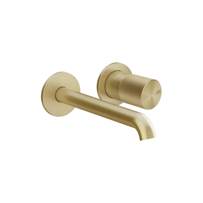 Фото Смеситель Gessi Habito 70688#727 для раковины, латунь браш pvd