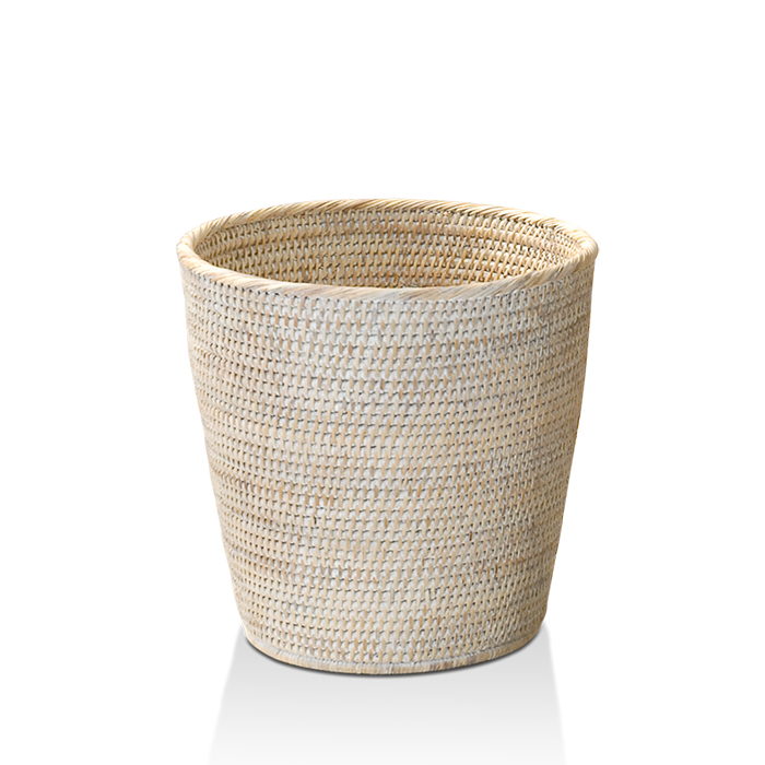 Фото Корзина Decor Walther Basket 0922191 для бумаги напольная 30xh31 см, ротанг светлый