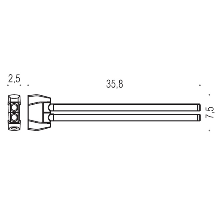 Фото Полотенцедержатель Colombo Road B8012.CR подвесной L 36 см хром глянец