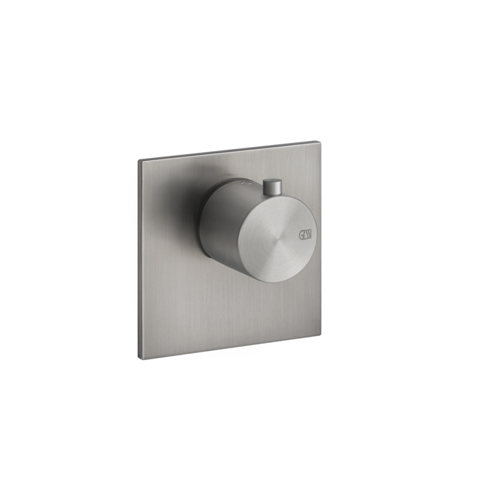 Фото Смеситель Gessi Gessi316 54554#239 для душа термостат, нержавеющая сталь браш