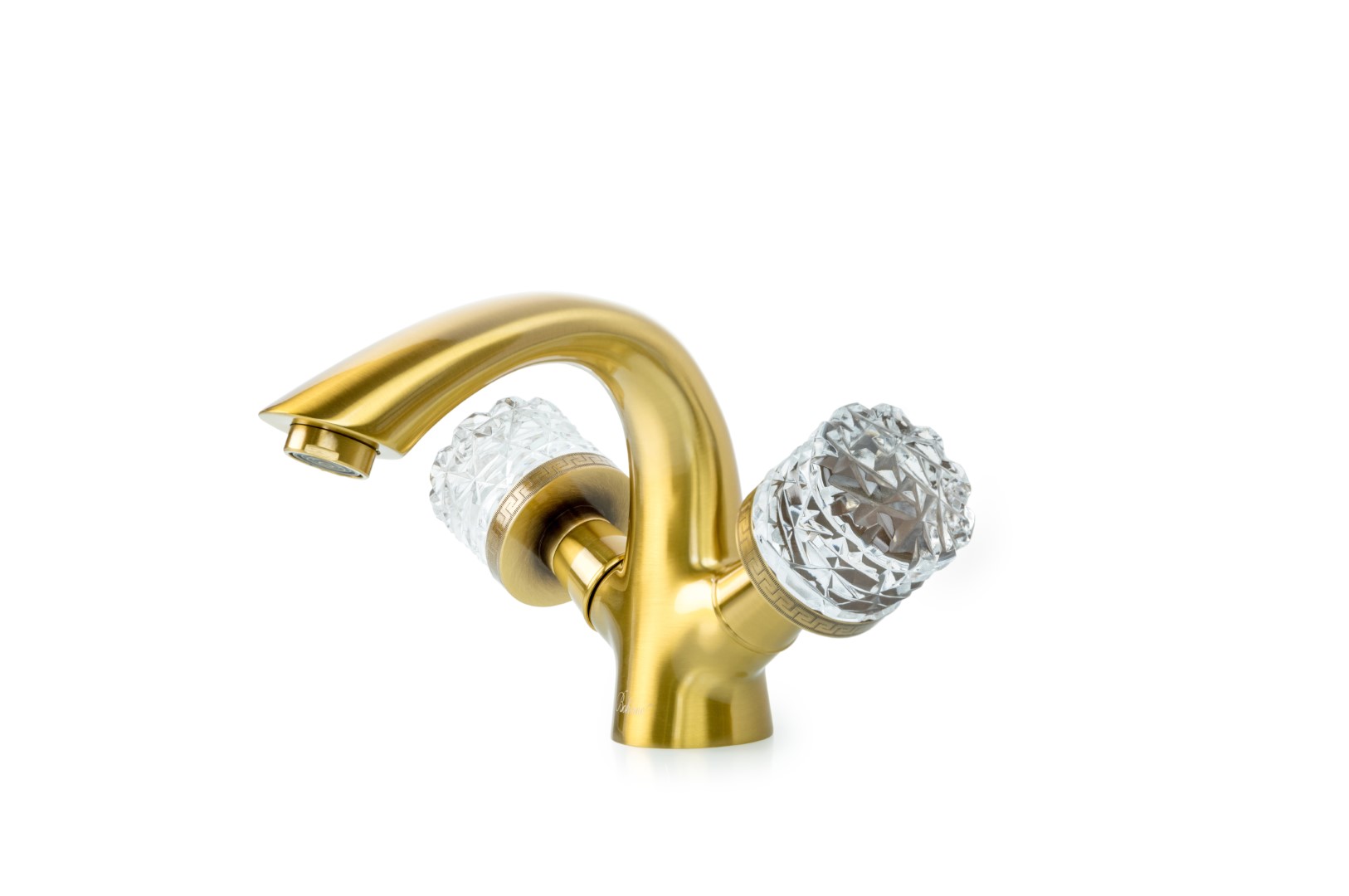 Фото Смеситель для раковины Boheme Crystal 311-CRST бронза