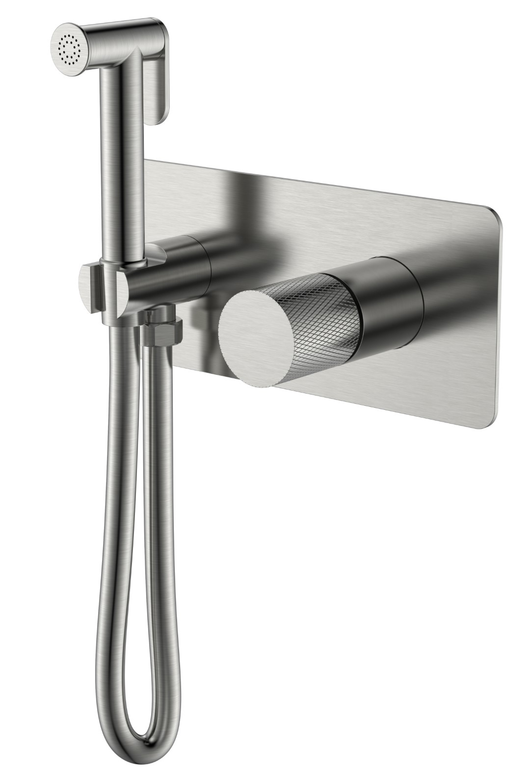 Фото Гигиенический душ Boheme Stick 127-NB.2 со смесителем никель браш